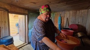 Генеральная уборка в бане. Новые растишки занимают свои места.