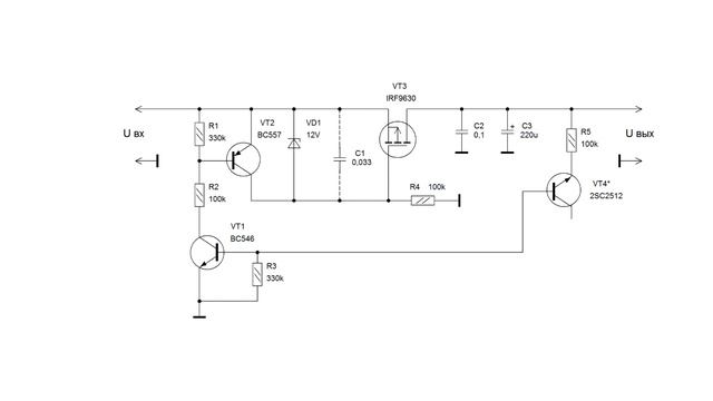 Высоковольтный линейный стабилизатор с малым током п? смотреть онлайн
