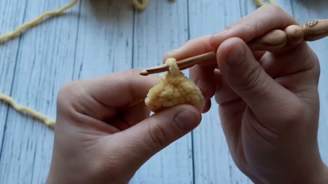 Полустолбик без накида, соединительный столбик / slip stitch смотреть онлайн