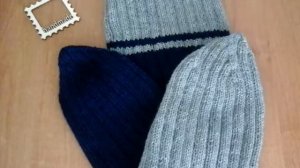 Вяжем детям шапку спицами. Самая простая модель детской шапки. Снуд. Вязание для начинающих.