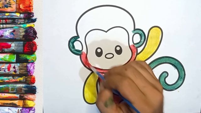 Сурет салу маймыл | Bolalar uchun maymun rasm chizish | How to draw monkey | Drawing for kids смотреть онлайн