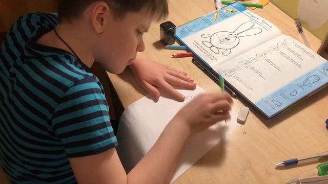 Рисуем Кроша из Смешариков смотреть онлайн