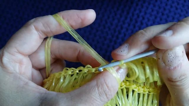 Вытянутая петля крючком Простая смотреть онлайн