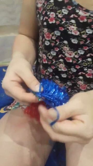 как вязать мочалку смотреть онлайн