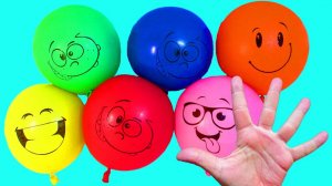 Лопаем воздушные Шарики с водой и Поем песенку. Весело учим детей цветам