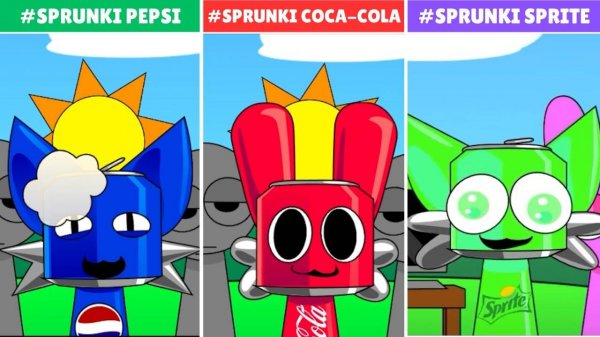 SPRUNKI PYRAMIXED 😎 | COCA-COLA VS PEPSI MOD 😱 | ХОРРОР МИКС! 🔥🎶