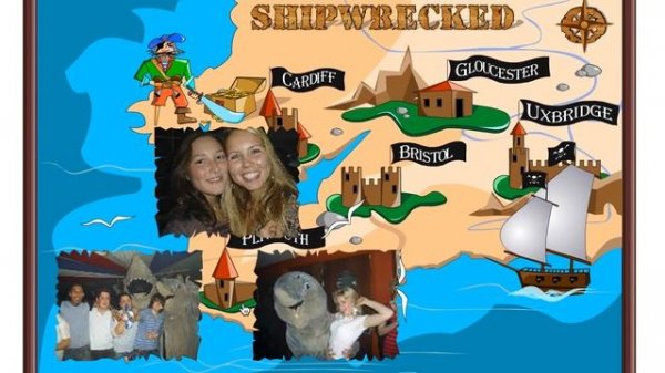 Interactive (Flash Technology) Pirate Map