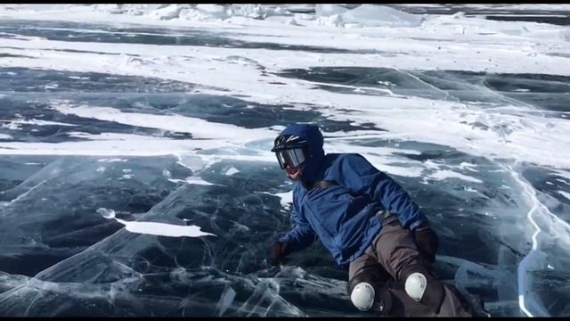 Торсион - вело-поход по льду Байкала (март 2024) смотреть онлайн