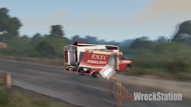 Railway Сrossing Train Сrashes #14 - Beamng drive смотреть онлайн