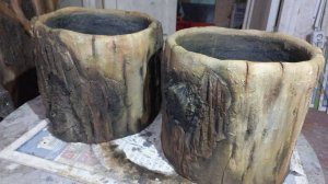 🙂 Пень из цемента для начинающих! Своими руками!🙃