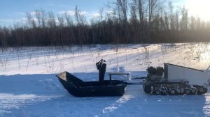 Самодельный Мотобуксировщик