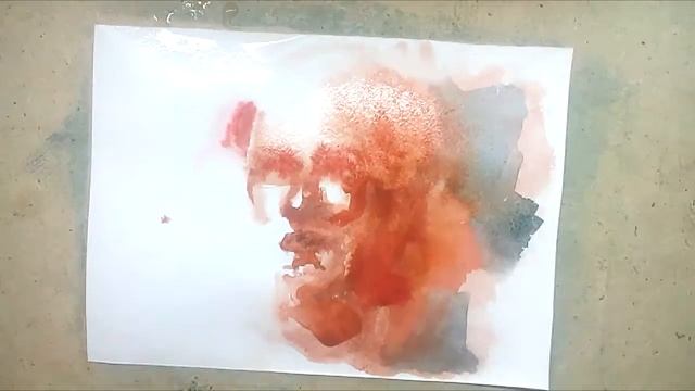 PLAY WITH wet on wet SKETCH портрет HOW WATERCOLOR WORKS акварель PROCESS день 27/1 DAY 27/1 смотреть онлайн