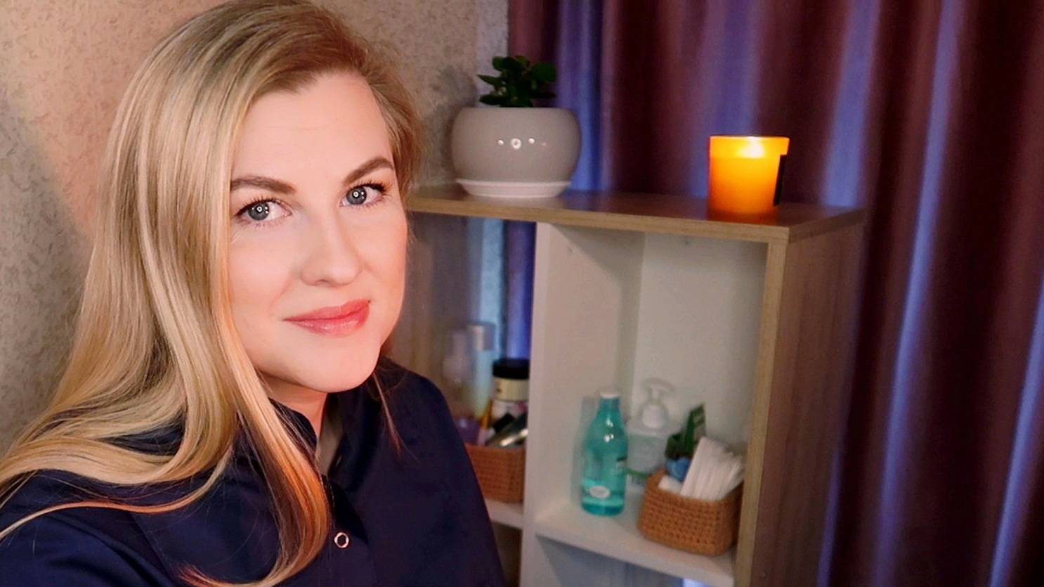 АСМР Уход за лицом ASMR • Мягкое прикосновение / На английском! смотреть онлайн