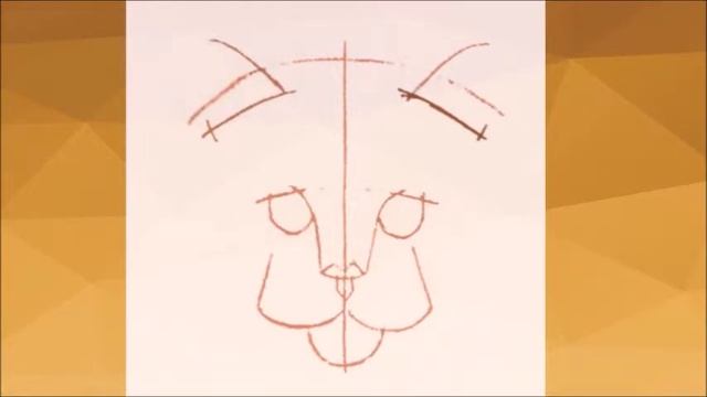 Рисуем мордочку кошки!!! смотреть онлайн