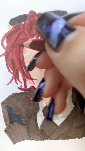 Кваттро-Рисуем маркерами просто! #маркеры #рисуемпросто #рекомендации #аниме смотреть онлайн