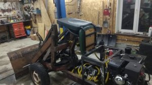 постройка самодельного мини погрузчика своими руками