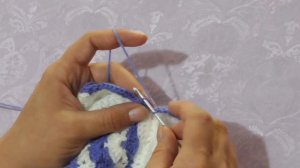 Кофточка крючком на малыша 6 месяцев. Часть 3/4 (рукава).