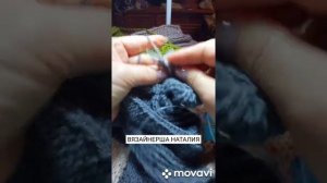 Вяжем горловину V образную,для жилета,полувера