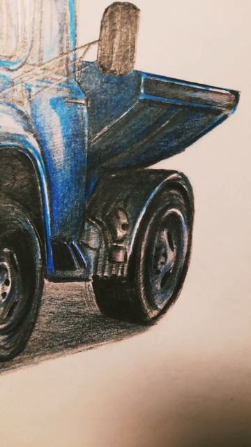 Рисунок грузовика ЗИЛ 130 / Рисунок машины смотреть онлайн