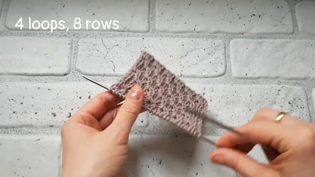 Самый простой способ связать витую рельефную сеточку ❤knitting pattern. смотреть онлайн
