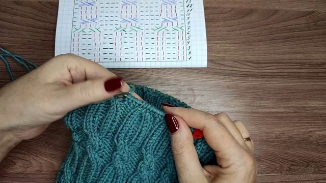 Красивый узор спицами смотреть онлайн