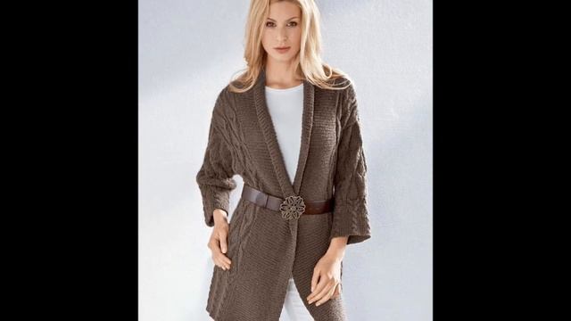 Новые Кардиганы Спицами - 2019 / New Cardigans with Spokes / Neue Strickjacken mit Speichen смотреть онлайн