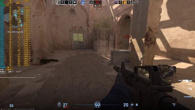 Counter-Strike 2 Очень высокие настройки на Intel Xeon E5-2680 v4+RTX 3060 T смотреть онлайн