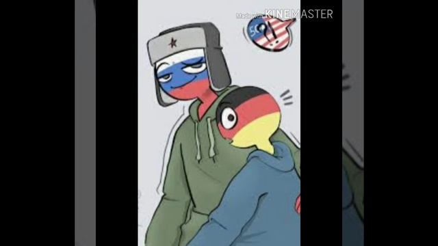 Клип про countryhumans о Германии и России (Moskau)арты смотреть онлайн