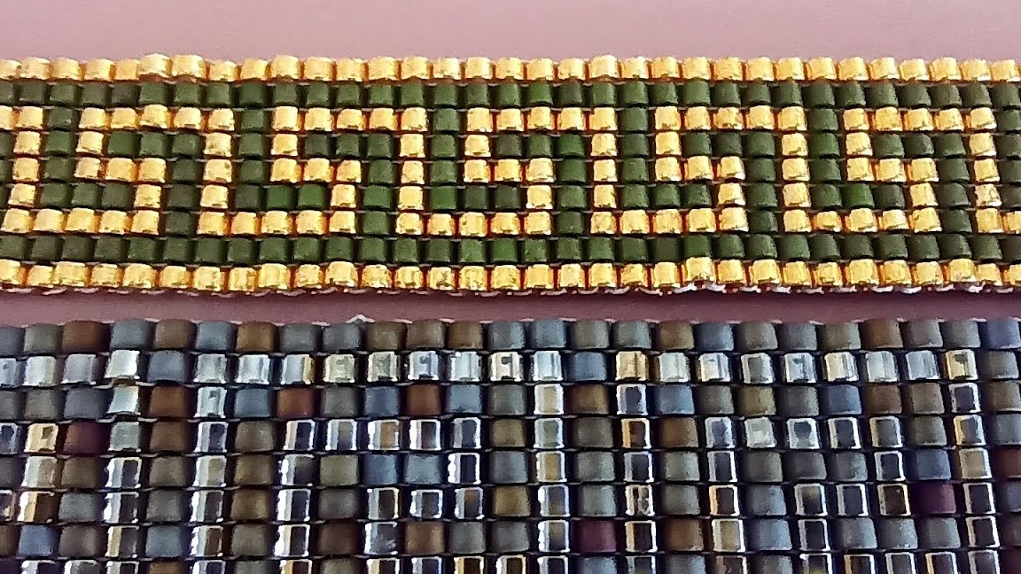 Браслет. Бисерное ткачество