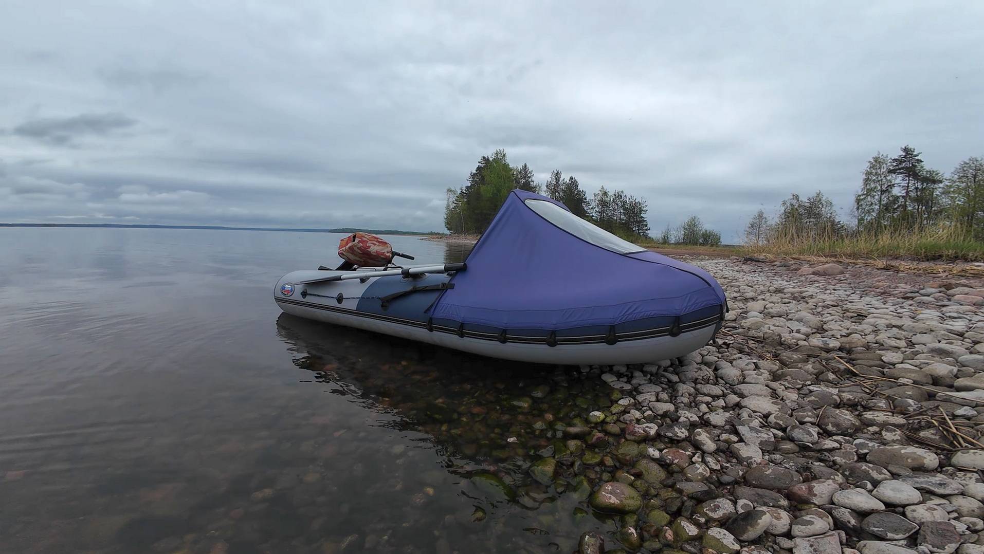 Влияние носового тента на скорость