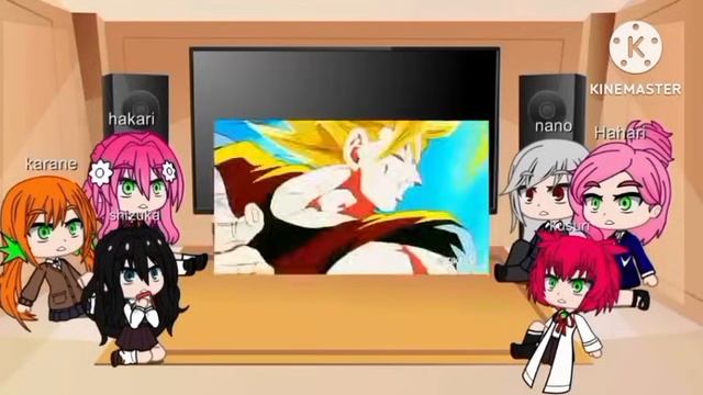 100 girlfriends who really love you react to rantaro as goku | Dragon boll | смотреть онлайн
