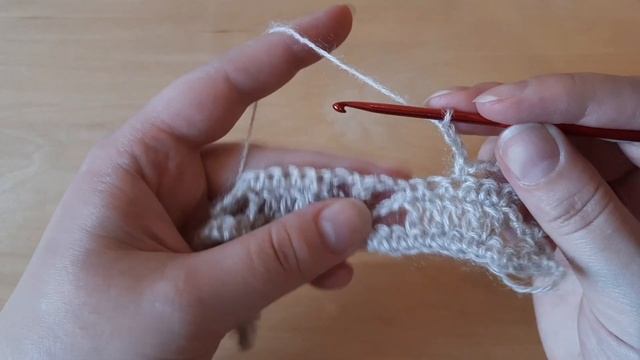 Вяжем узор "Прямоугольные ячейки и ажур" крючком. (N 45) смотреть онлайн