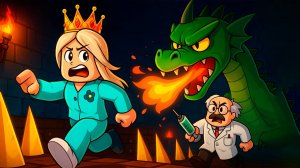 БЕЗУМНЫЙ ДОКТОР ХОТЕЛ ПОСТАВИТЬ МНЕ УКОЛ 😱 роблокс