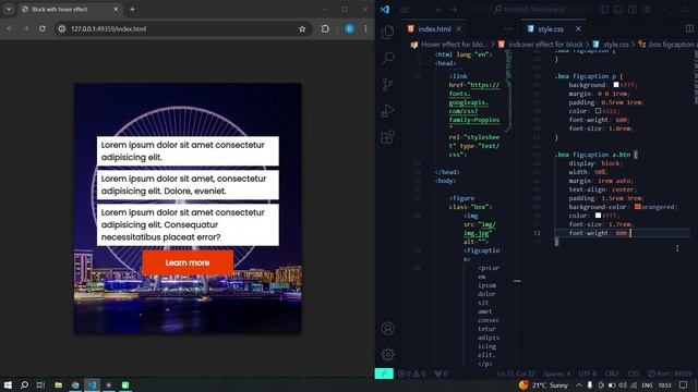 Блок с hover effect при наведении с помощью transition-delay используя HTML & CSS шаг за шагом смотреть онлайн