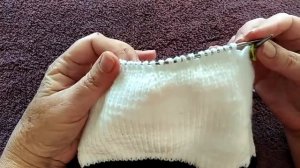 ЗАКРЫТИЕ МАКУШКИ ШАПКИ ЛИЦЕВОЙ ГЛАДЬЮ