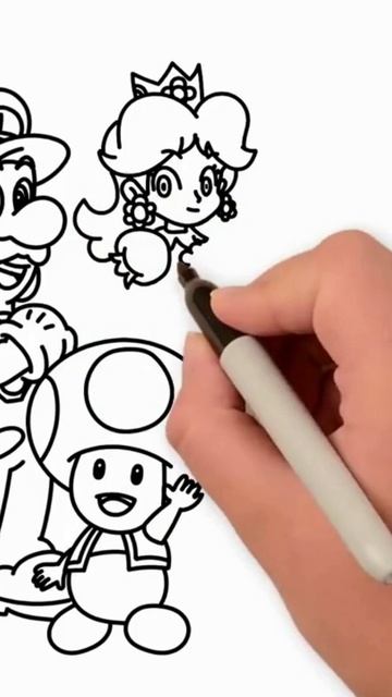 #shorts#Рисуем персонажей Супер Марио 4 смотреть онлайн