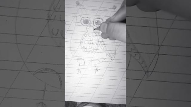 /РИСУЙ СО МНОЙ/ очень милая сова смотреть онлайн