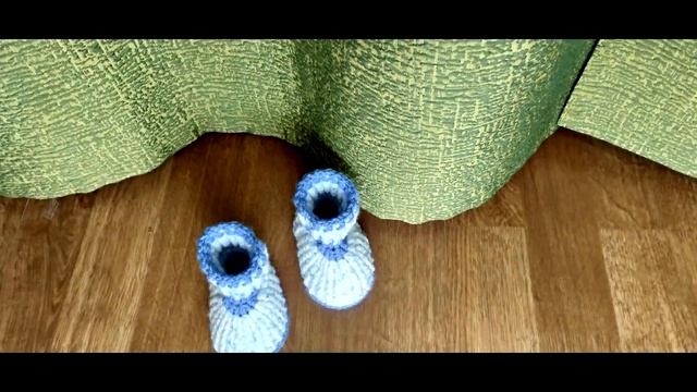 Вязаные пинетки | Анимация смотреть онлайн