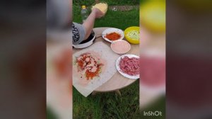 Шаурма с колбасой