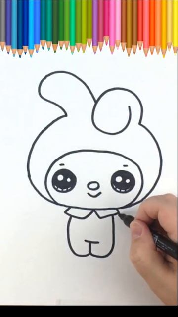 Нарисовать ЗАЙЧИКА за 60 секунд смотреть онлайн