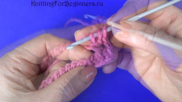 Tunisian crochet Тунисское вязание крючком урок 18 смотреть онлайн