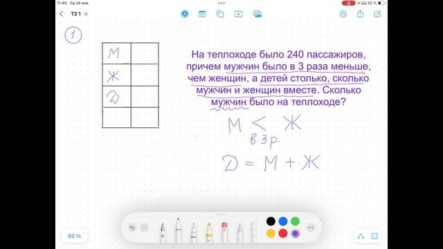 Как решать задачи? Первая схема. смотреть онлайн