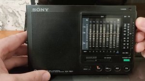 Прием на Sony ICF-7601 на родной телескоп
