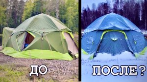 ОСТАВИЛИ ПАЛАТКУ НА 1 ГОД! Что с ней СТАЛО?! Рыбалка на поплавок.