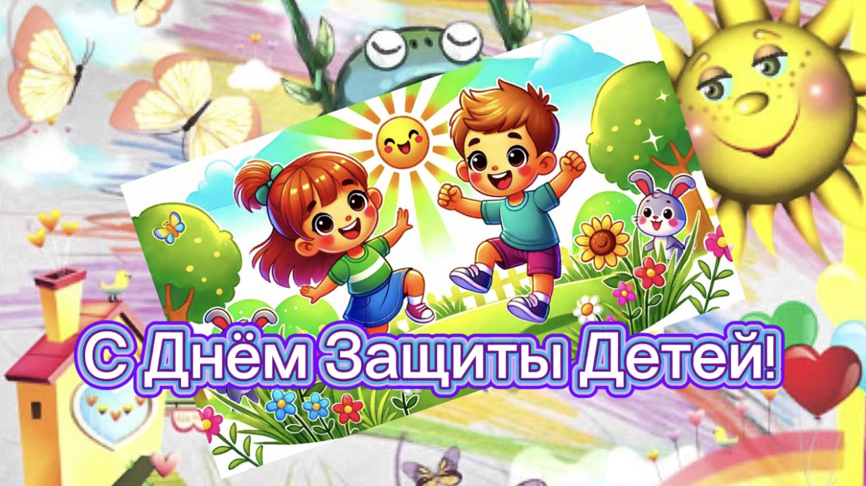 1 ИЮНЯ ДЕНЬ ЗАЩИТЫ ДЕТЕЙ. КРАСИВОЕ ВИДЕО ПОЗДРАВЛЕНИЕ. смотреть онлайн