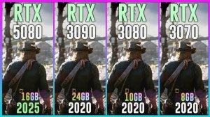 RTX 5080 vs RTX 3090 vs RTX 3080 vs RTX 3070 - Test in 25 Games