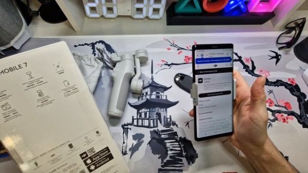Распаковка Стабилизатора DJI OSMO MOBILE 7