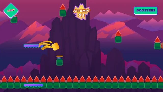 прошёл ещё одного босса в the impossible game 2 но без звука