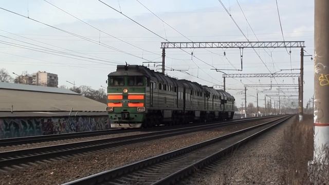 Тепловозы 2ТЭ116-1741 и 2ТЭ116-1545