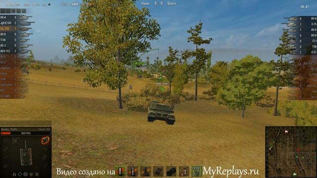 WOT: Прохоровка - Объект 268 - 6 фрагов - Доз смотреть онлайн